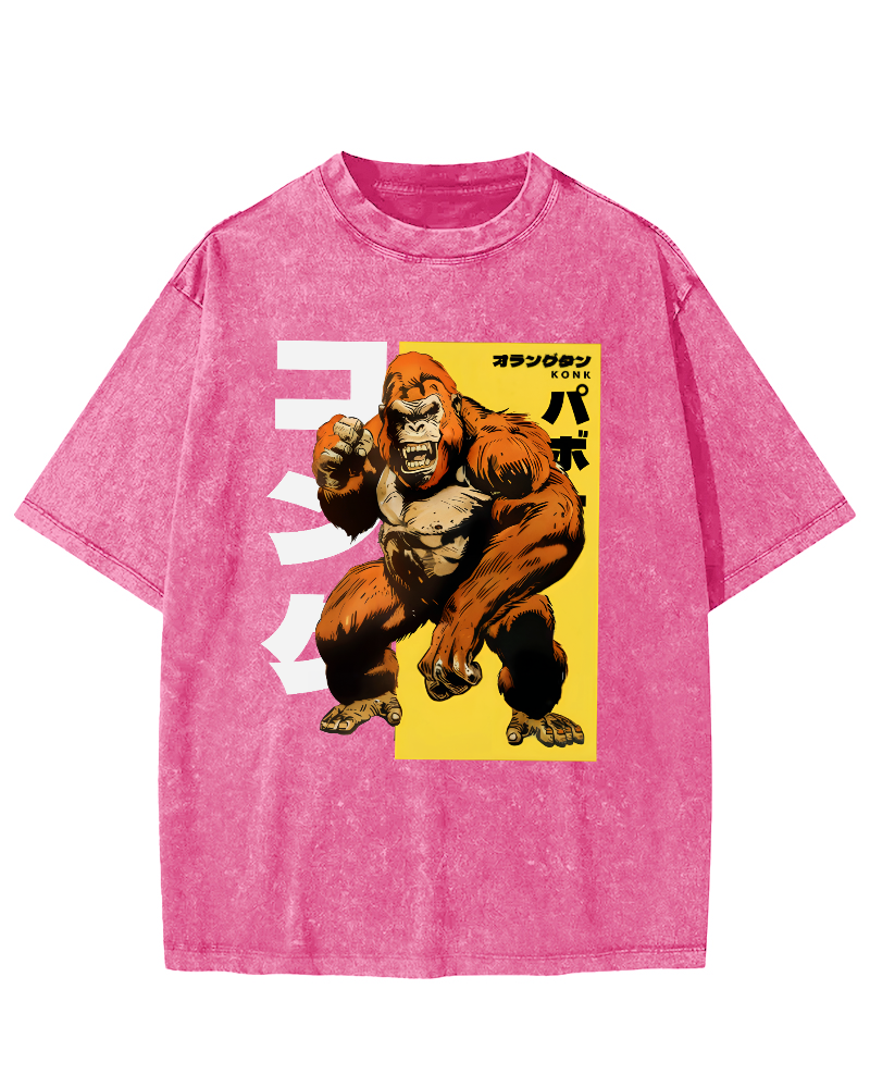 Peter Jackson's King Kong Vintage Washed T-shirt-Zazasy