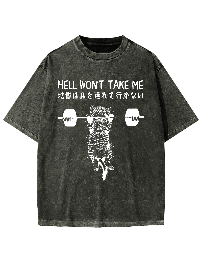Hell Won't Take Me Vintage Washed T-shirt