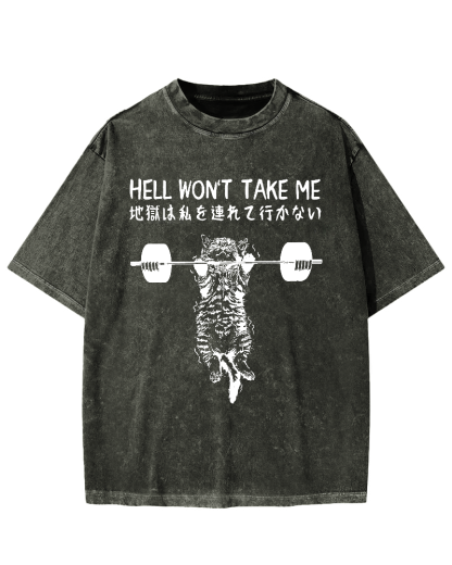 Hell Won't Take Me Vintage Washed T-shirt