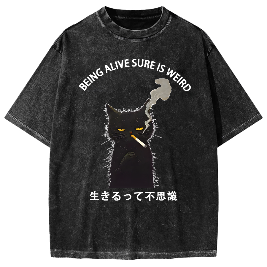 Being Alive Sure Is Weird Vintage Washed T-shirt
