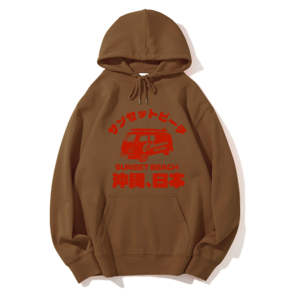okinawa island Cotton Hoodie