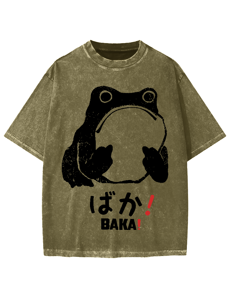 Stupid Frog Vintage Washed T-shirt