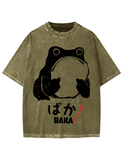 Stupid Frog Vintage Washed T-shirt