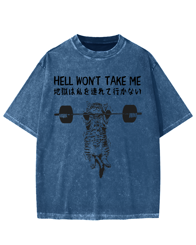 Hell Won't Take Me Vintage Washed T-shirt