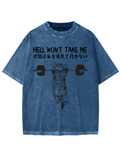 Hell Won't Take Me Vintage Washed T-shirt