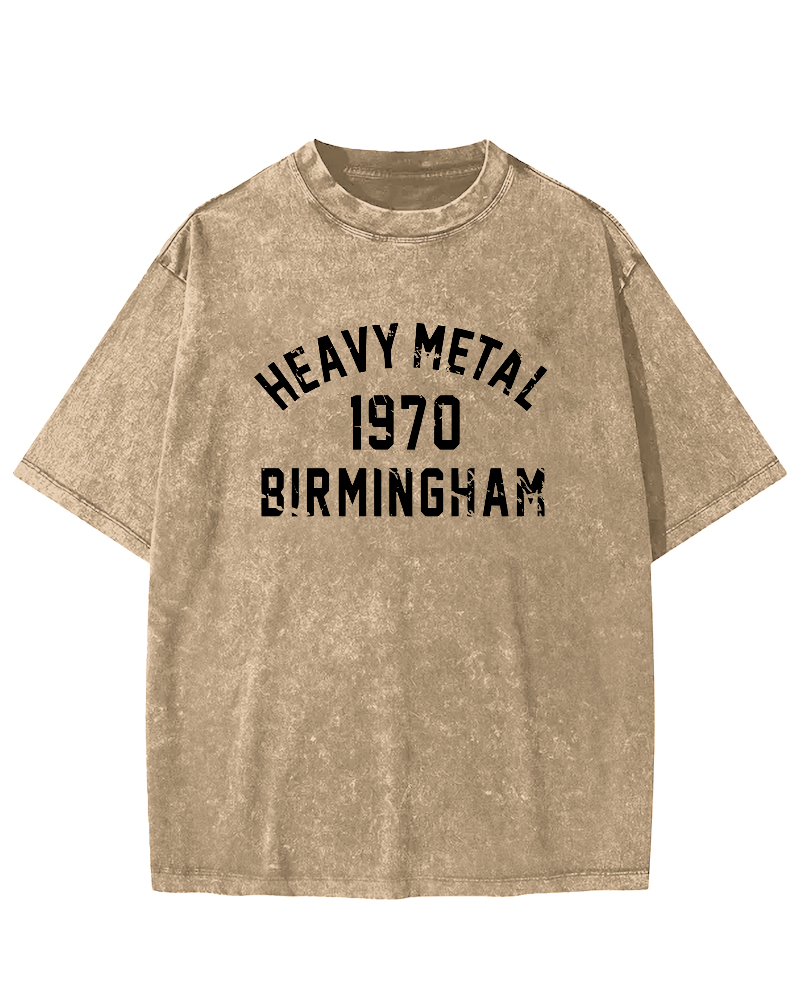 Birmingham Heavy Metal Vintage Washed T-shirt