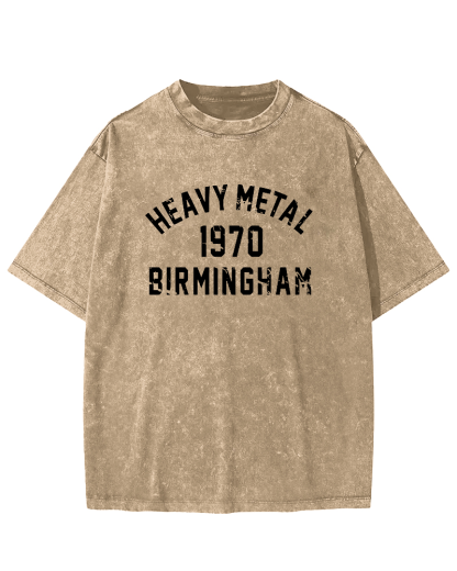 Birmingham Heavy Metal Vintage Washed T-shirt