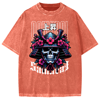 Cyberpunk Samurai Vintage Washed T-shirt