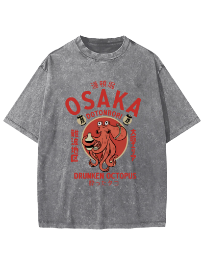 OSAKA Japan Vintage Washed T-shirt