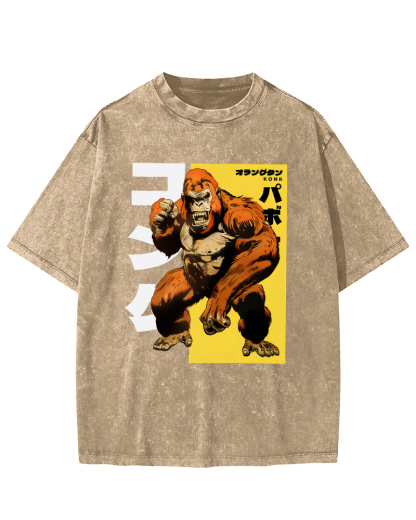 Peter Jackson's King Kong Vintage Washed T-shirt-Zazasy