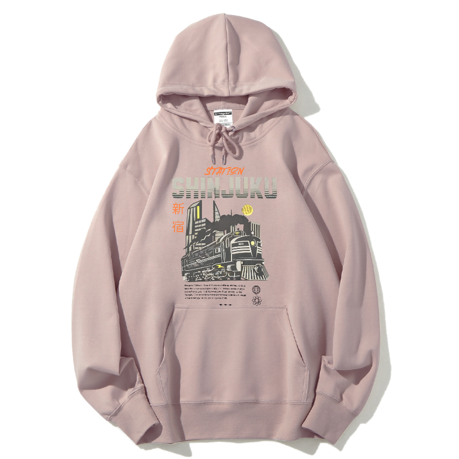 Shinjuku, Tokyo Cotton Hooded Sweatshirt