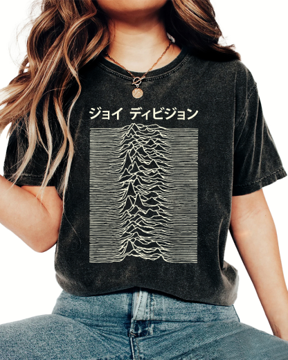 Japanese Aesthetic Art Vintage Washed T-shirt-Zazasy