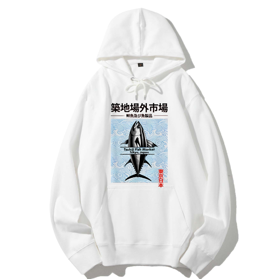Off site market of Tsukiji Cotton Hoodie