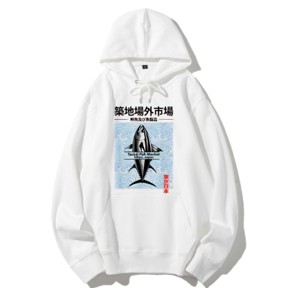 Off site market of Tsukiji Cotton Hoodie