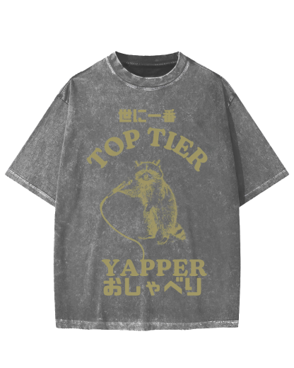 Top tier yapper Vintage Washed T-shirt