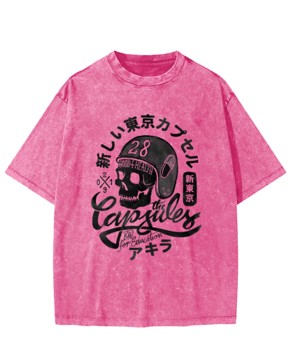 Tokyo Locomotive Company, Japan Vintage Distressed T-shirt-Zazasy