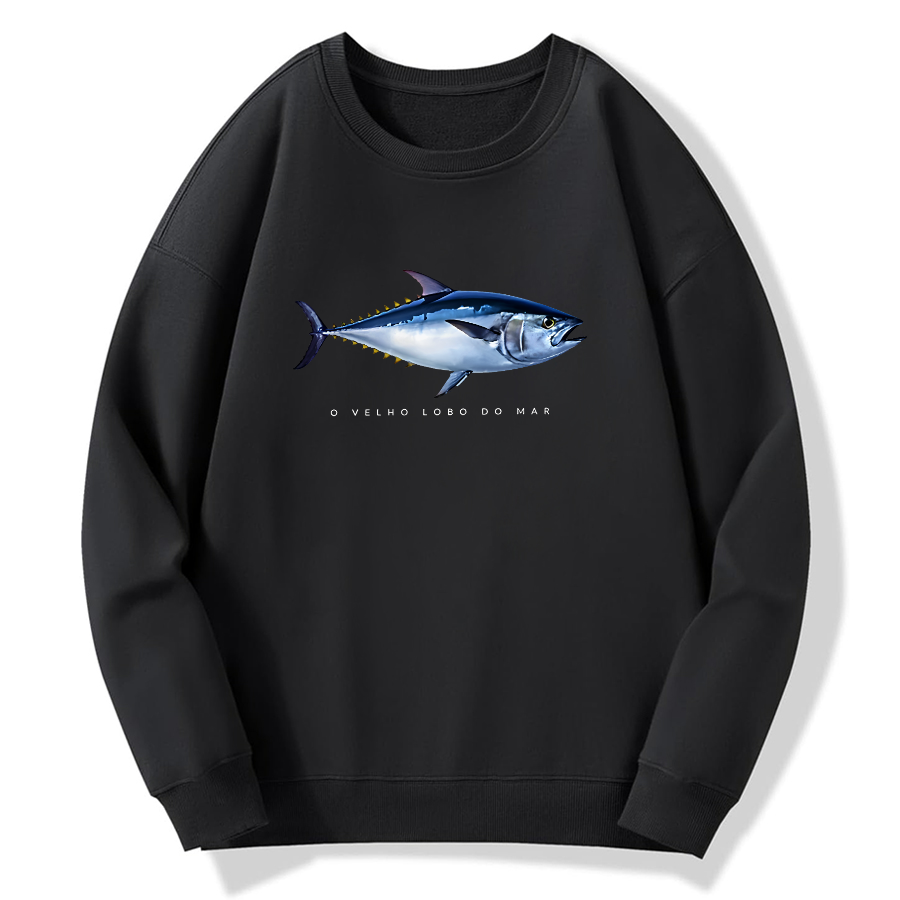 tunas Cotton Pullover Sweatshirt