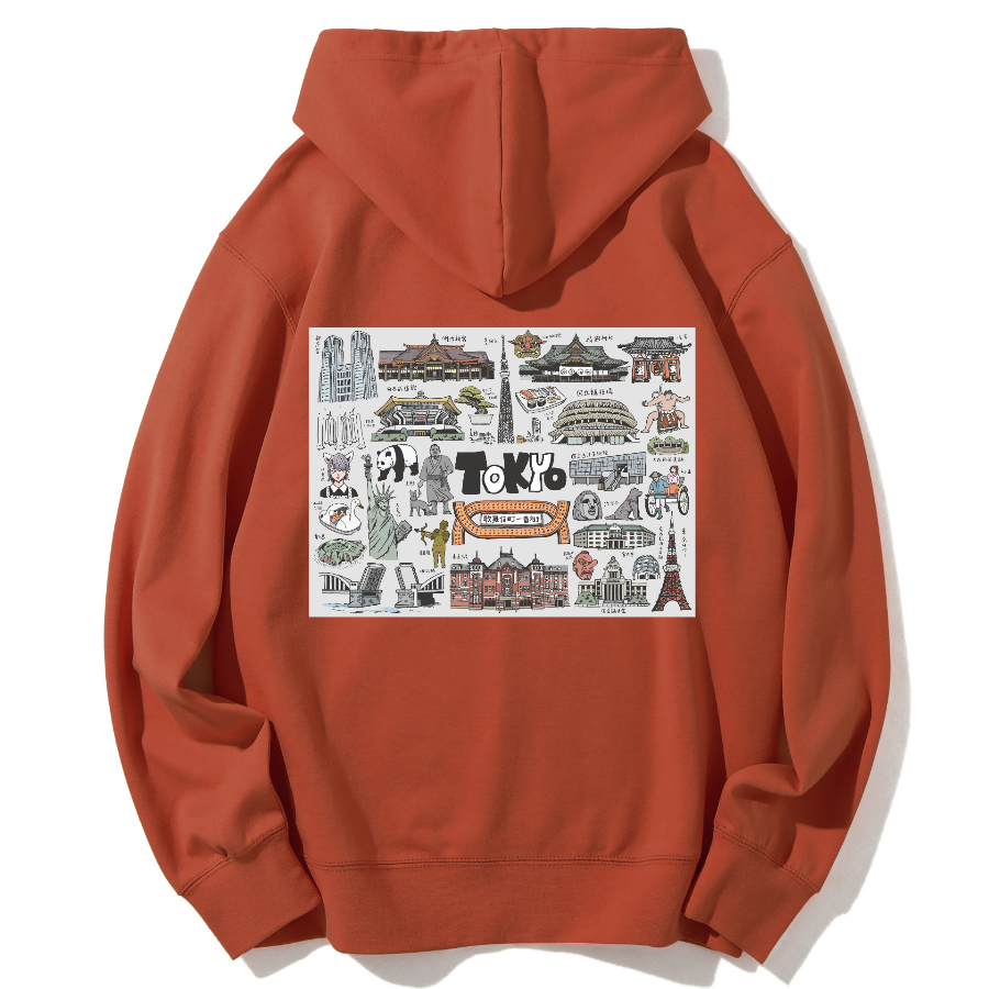 Tokyo Scenic Cotton Hoodie