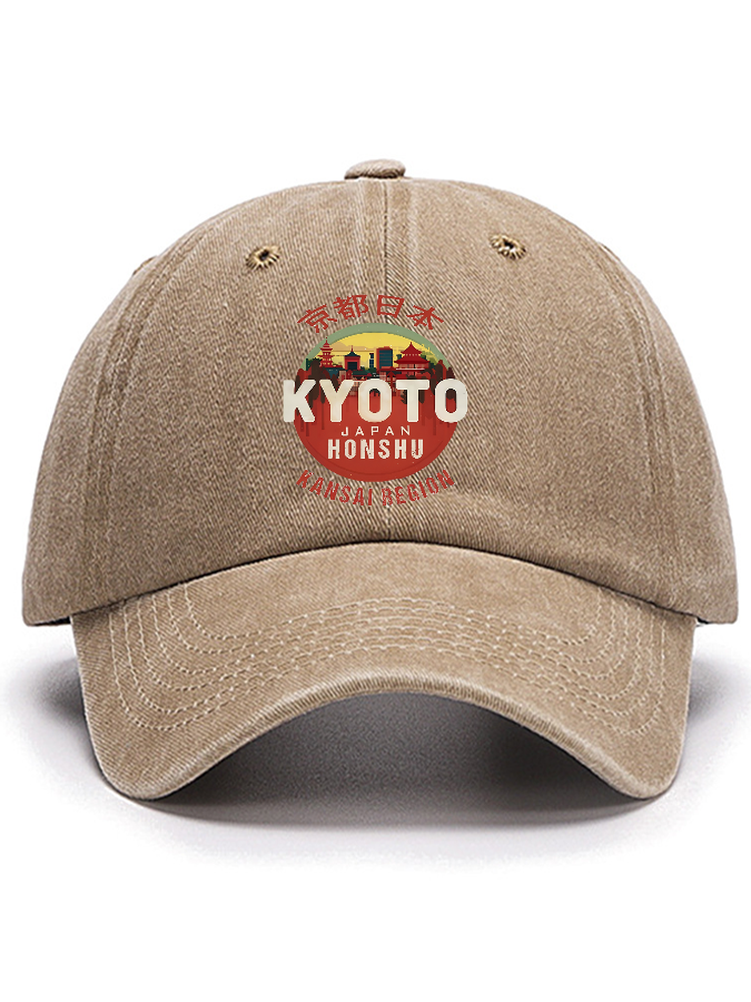 Kyoto, Japan Cotton Hat-Zazasy