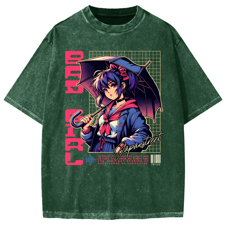 Anime Vintage Washed T-shirt