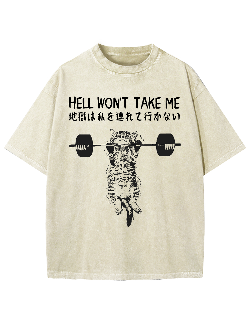 Hell Won't Take Me Vintage Washed T-shirt