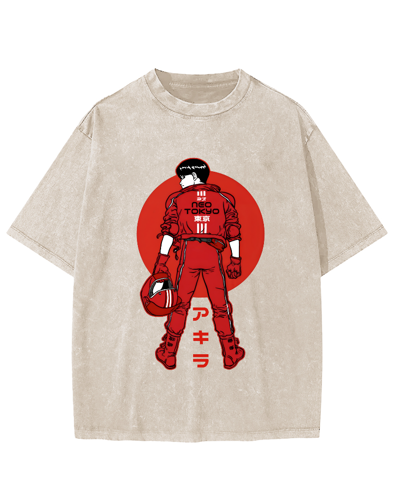 Tokyo Competition Participants Vintage Distressed T-shirt-Zazasy