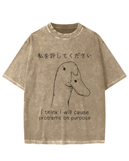 Stupid Goose Vintage Washed T-shirt