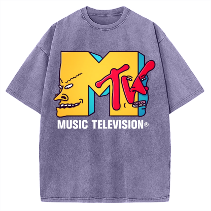 MTV-Music Television Vintage Washed T-shirt