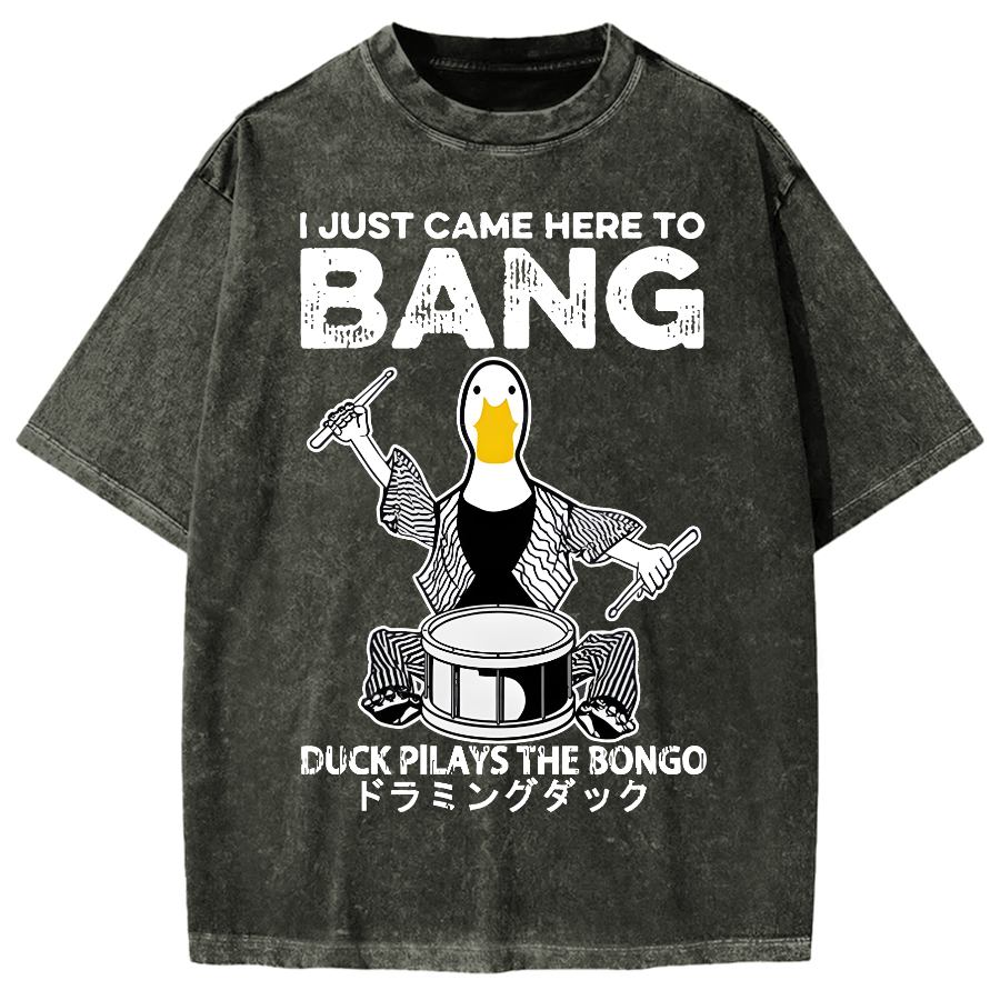 Drumming Duck Vintage Washed T-shirt