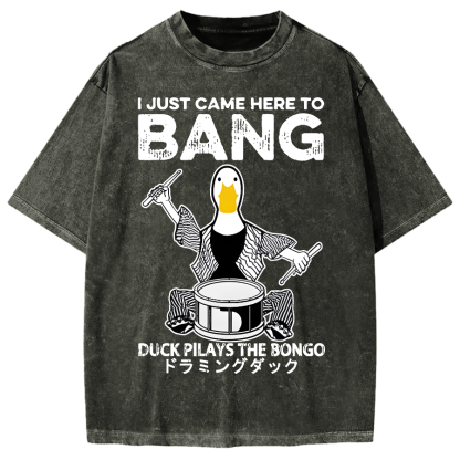 Drumming Duck Vintage Washed T-shirt