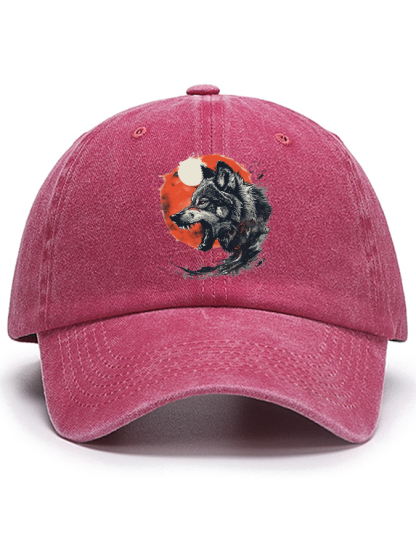 Wolf Moon Cotton Hat-Zazasy