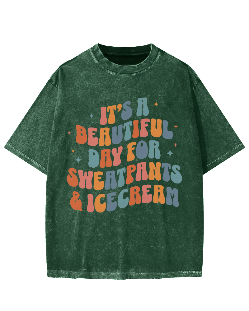 Sweatpants & Icecream Vintage Washed T-shirt