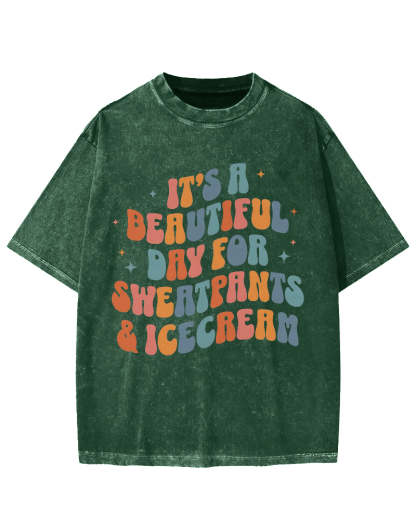 Sweatpants & Icecream Vintage Washed T-shirt