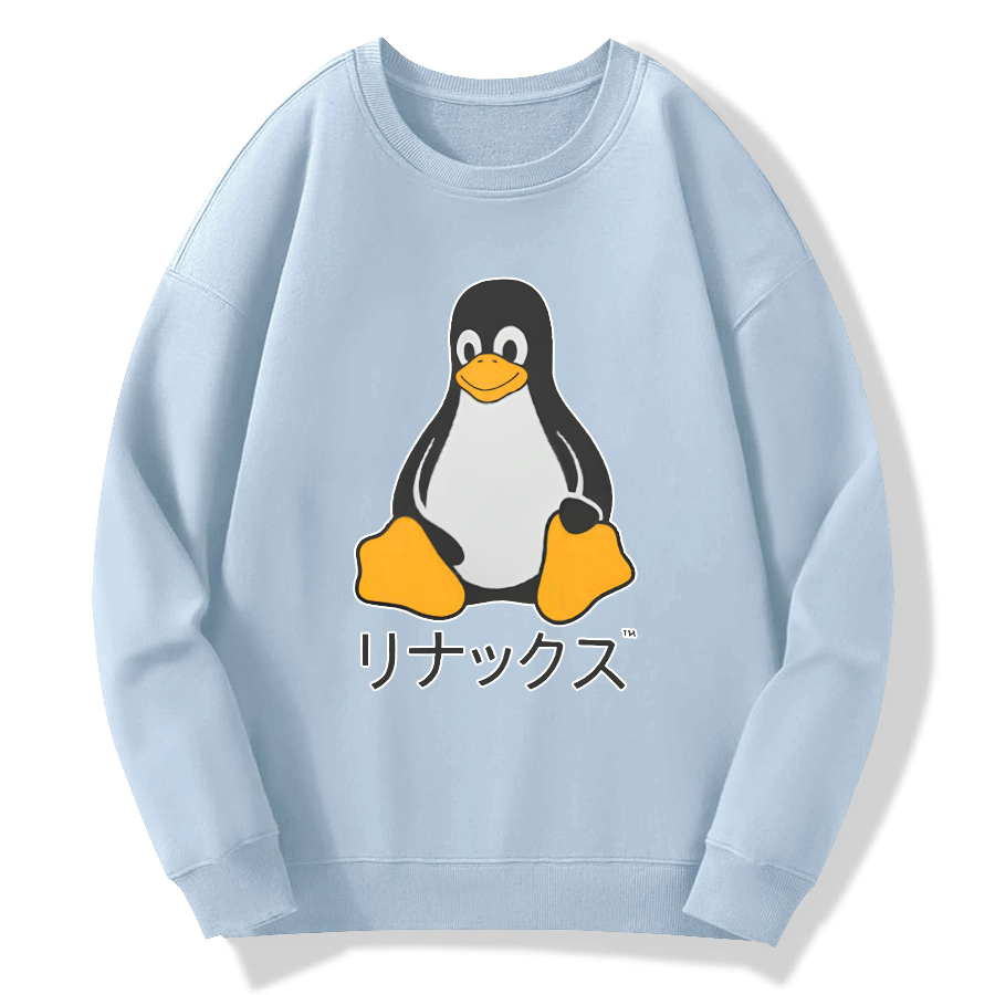 Japanese tailcoat Cotton Pullover Sweatshirt