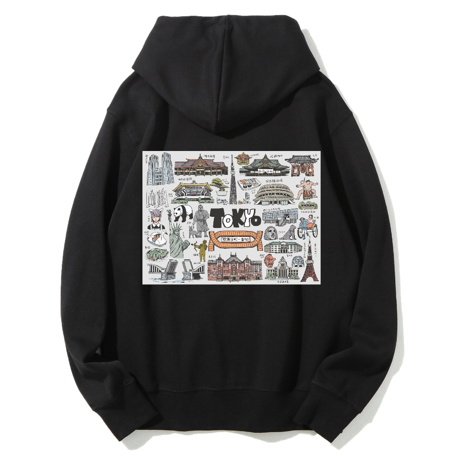 Tokyo Scenic Cotton Hoodie