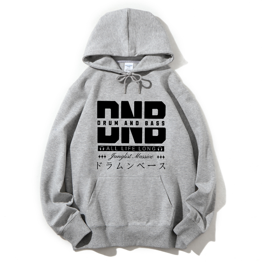Drum And Bass Cotton Hoodie
