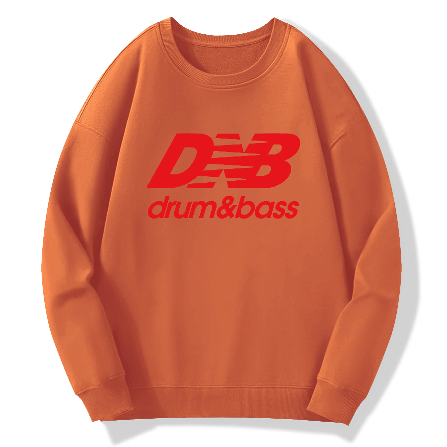 Drum And Bass Cotton Pullover Sweatshirt