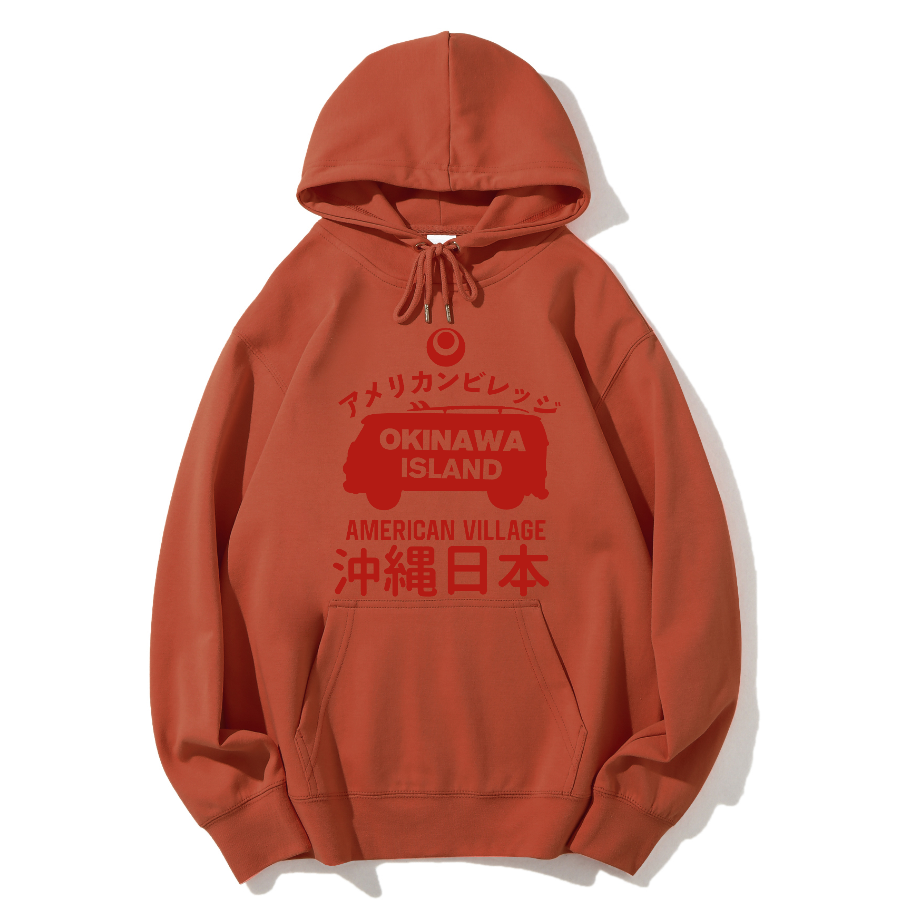 Japanese Okinawa Retro Cotton Hoodie
