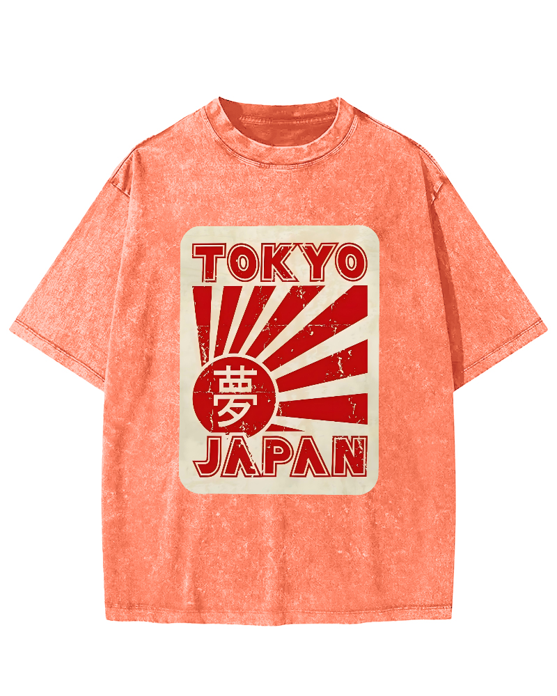 Japanese Dream Tokyo Vintage Washed T-shirt