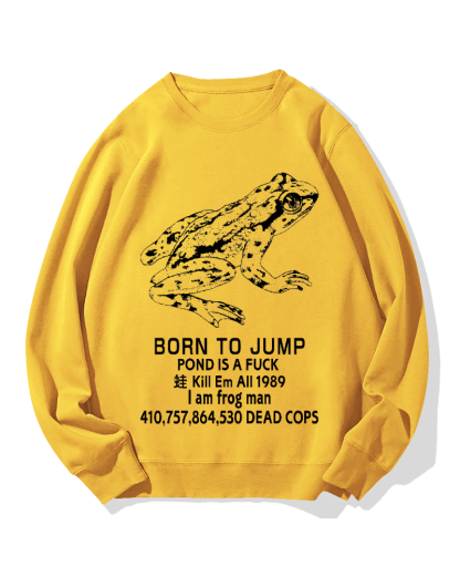 Born to jump Cotton Sweatshirt