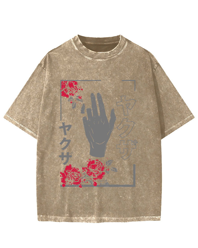 Broken Promise Yakuza Vintage Washed T-shirt