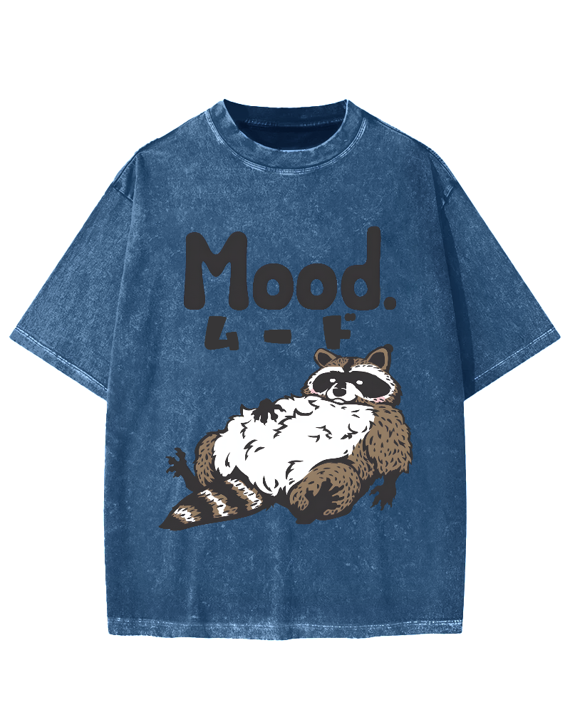 Mood Raccoon Vintage Washed T-shirt