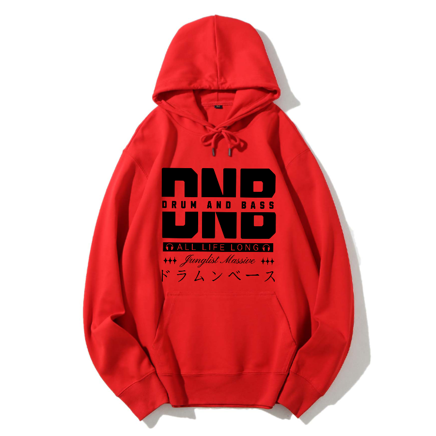 Drum And Bass Cotton Hoodie