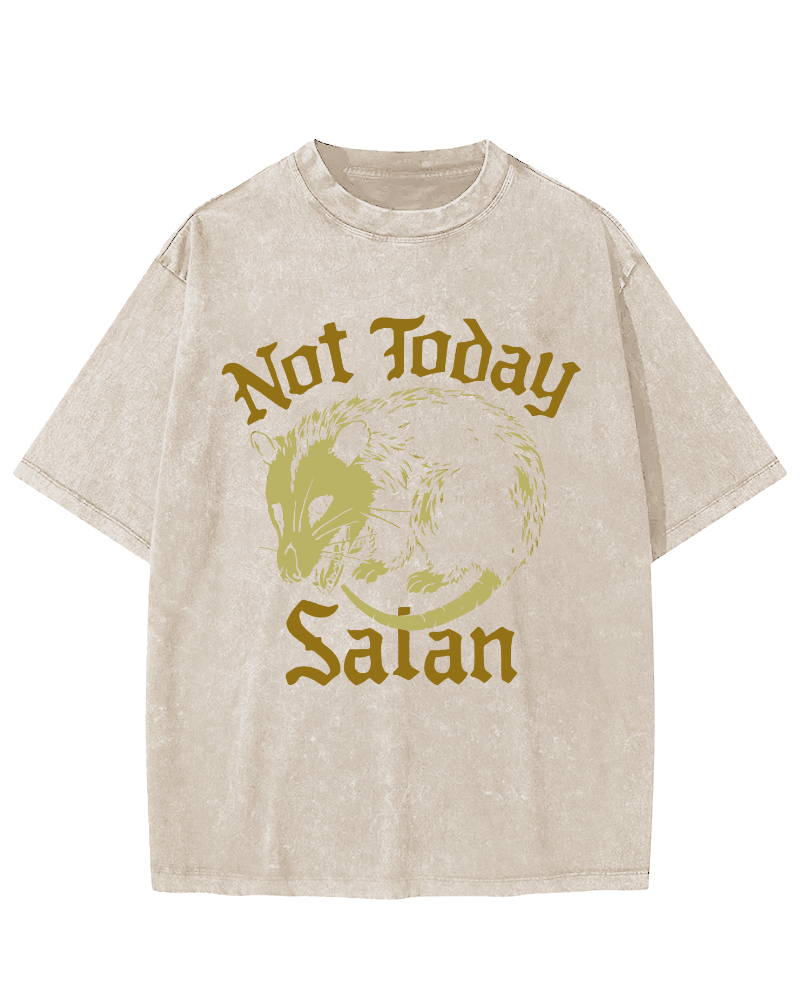 Not Today's Salam Vintage Distressed T-shirt-Zazasy
