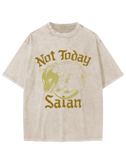 Not Today's Salam Vintage Distressed T-shirt-Zazasy