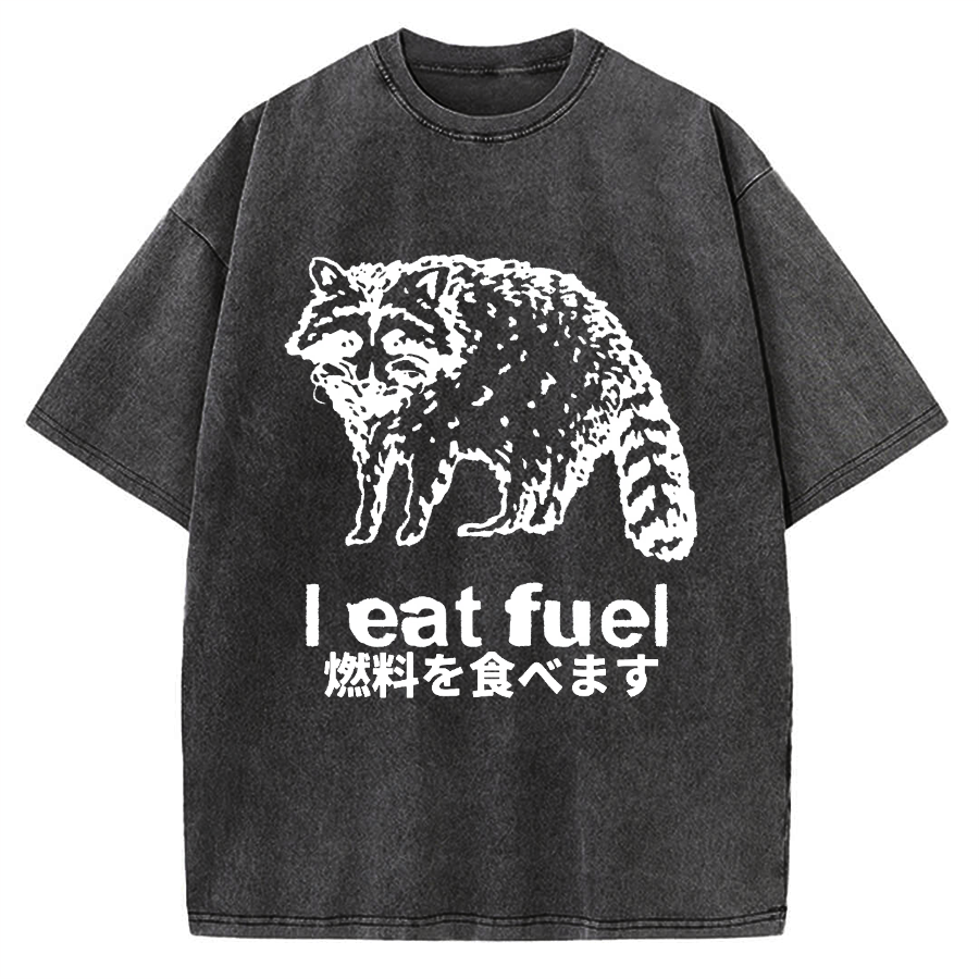 Eat Fuel Raccoon Vintage Washed T-shirt
