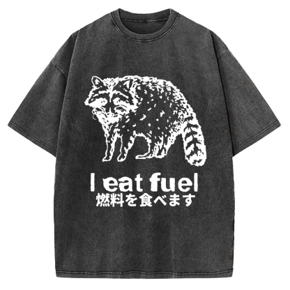 Eat Fuel Raccoon Vintage Washed T-shirt