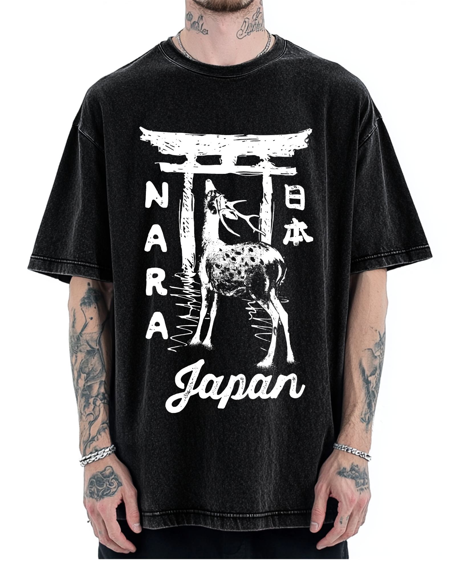 Nara Japan Vintage Washed T-shirt