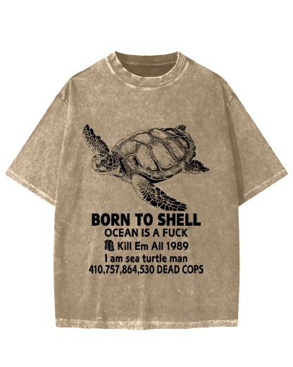 Born to Shell Vintage Washed T-shirt