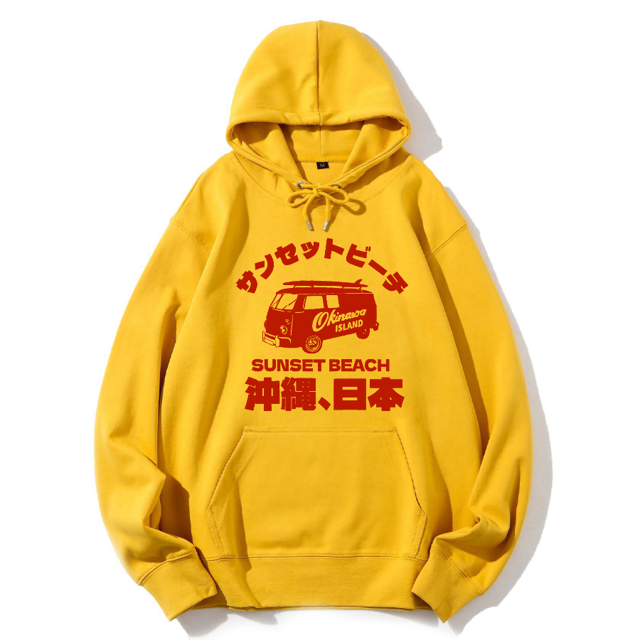 okinawa island Cotton Hoodie